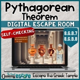 Pythagorean Theorem Activity Self-Checking 8th Grade Math 