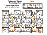 Pythagorean Theorem Activity: Thanksgiving Math Maze