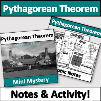 Preview of Pythagorean Theorem Activity and Notes Bundle