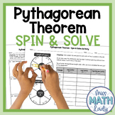 Pythagorean Theorem Activity for finding the Hypotenuse - 