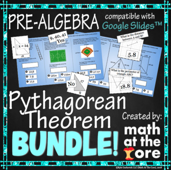 Preview of Pythagorean Theorem - BUNDLE for Google Slides™