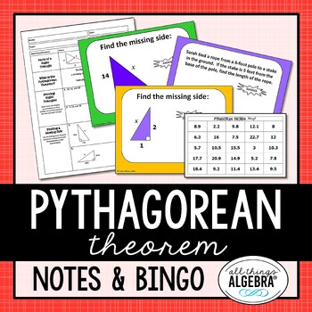 Preview of Pythagorean Theorem | Bingo Game