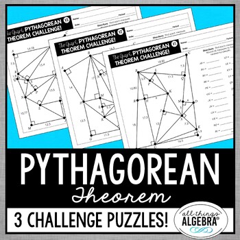 Preview of Pythagorean Theorem | Challenge Puzzles