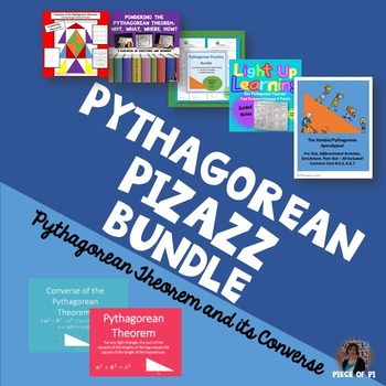 Preview of Pythagorean Theorem Converse Bundle 8.G.6 7 8 Activities