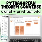 Pythagorean Theorem Converse Digital and Print Card Sort f