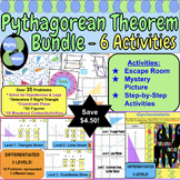 Pythagorean Theorem Digital Bundle: Escape Room & Step-by-