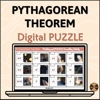 Preview of Pythagorean Theorem - Digital Puzzle