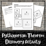 Pythagorean Theorem Discovery Activity | Proofs | Group Wo