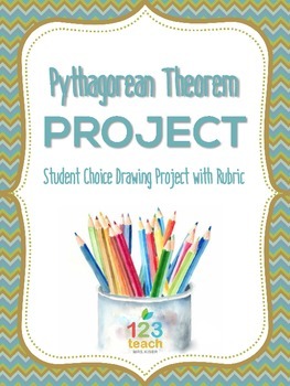Preview of Pythagorean Theorem FREE Drawing Project / Assignment with Rubric