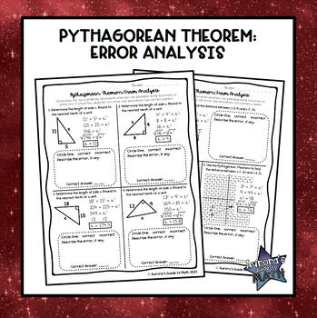 Preview of Pythagorean Theorem: Error Analysis