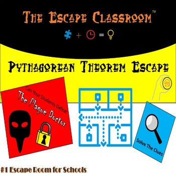 Preview of Pythagorean Theorem Escape Room | The Escape Classroom