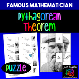 Pythagorean Theorem Famous Mathematician Puzzle