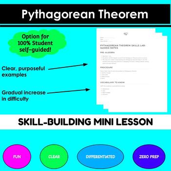 Preview of Pythagorean Theorem Formula Practice