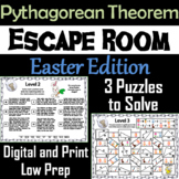 Pythagorean Theorem Game: Geometry Escape Room Easter Math
