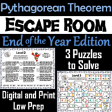 Pythagorean Theorem Game: Geometry Escape Room End of the 