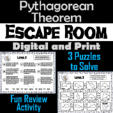 Pythagorean Theorem Activity: Breakout Escape Room Geometry Game