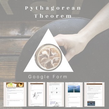 Preview of Pythagorean Theorem Google Form assessment - [Distance Learning] 