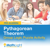 Pythagorean Theorem Group Activity- Logic Puzzle | Good fo