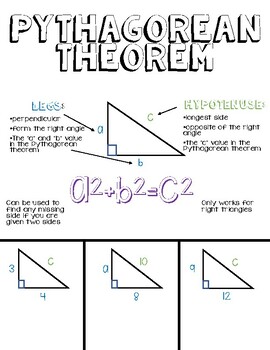 pythagorean theorem assignment pdf