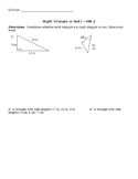 Pythagorean Theorem Homework set