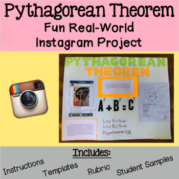 Preview of Pythagorean Theorem Instagram Project