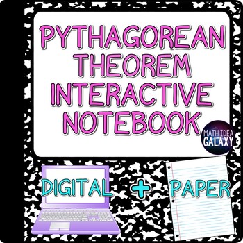 Preview of Pythagorean Theorem Digital Interactive Notebook