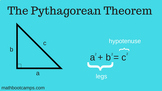 Pythagorean Theorem Lesson (1 week) Lesson, Videos, Worksh