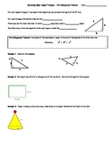 Pythagorean Theorem Lesson