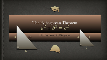 Preview of Pythagorean Theorem Lesson - Keynote Presentation