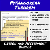 Pythagorean Theorem-Lessons and Assessments Bundle