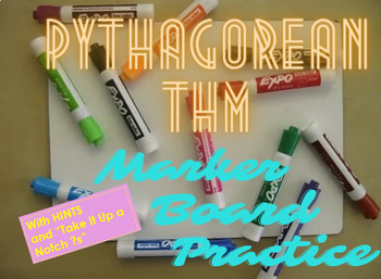 Preview of Pythagorean Theorem Practice/Activity (w/ HINTS and GT ?s) No Prep PPT