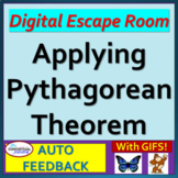 Pythagorean Theorem Math Escape Room Review Activity - DIGITAL 