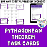 Pythagorean Theorem Math Task Cards with Digital Self-Grading