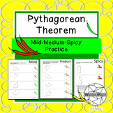 Pythagorean Theorem: Mild, Medium & Spicy Practice