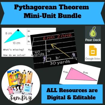 Preview of Pythagorean Theorem - Mini-Unit - All digital resources
