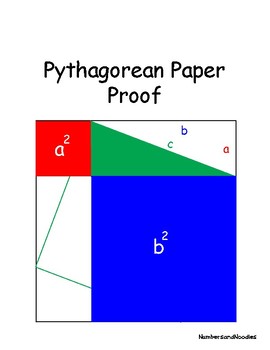 Preview of Pythagorean Theorem - Paper Proof and Design Challenge