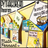 Pythagorean Theorem Math Pennant