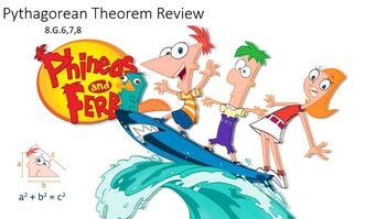 Preview of Pythagorean Theorem Phineas & Ferb_EasyPeasyMath