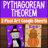 Pythagorean Theorem Pixel Art | Google Sheets | Triangle H