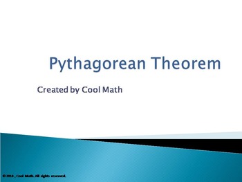 Preview of Pythagorean Theorem-PowerPoint