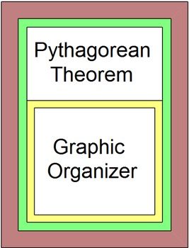 Preview of Pythagorean Theorem Graphic Organizer w 10 Exit tickets and 3 MAZES