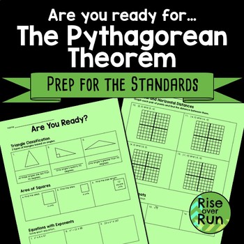 Preview of Pythagorean Theorem Prerequisite Skills Review, Free