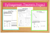 Pythagorean Theorem Project Activity- Word Problems and Drawings