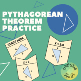 Pythagorean Theorem Snake Puzzle Activity