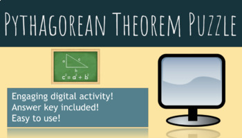 Preview of Pythagorean Theorem Puzzle - Pop Culture Refrences - Answer Key!