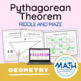 Pythagorean Theorem Puzzle Worksheet by Math Teachers Lounge | TpT
