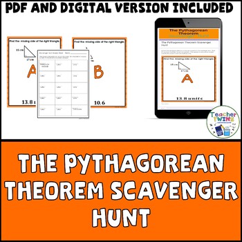 Preview of The Pythagorean Theorem Scavenger Hunt