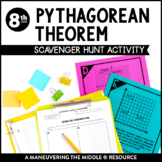 Pythagorean Theorem Scavenger Hunt Activity for 8th Grade Math