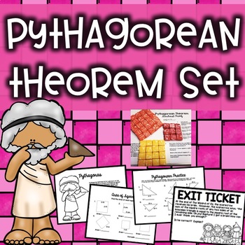 Preview of Pythagorean Theorem Set