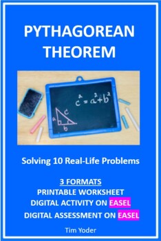 Preview of Pythagorean Theorem - Solving 10 Real-Life Problems